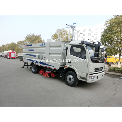 4 brush diesel road dust sweeper cleaner truck